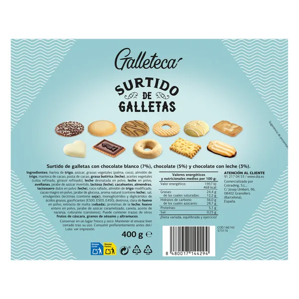 Surtido de galletas Galleteca de Dia 400 g 4