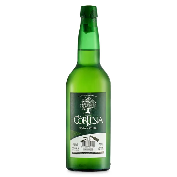 Sidra natural Cortina botella 70 cl