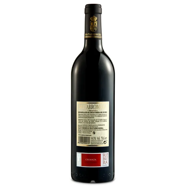 Vino tinto crianza D.O. Ribera del Duero Matarromera botella 75 cl 2