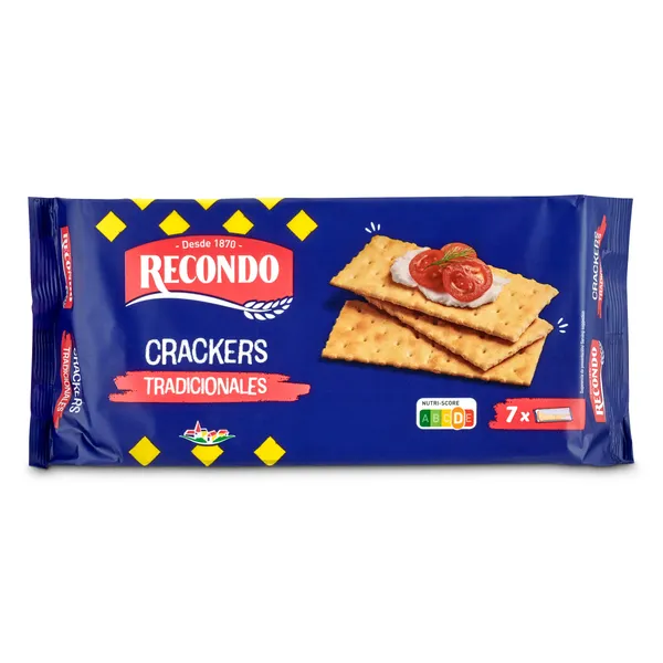 Crackers tradicionales Recondo caja 250 g 2