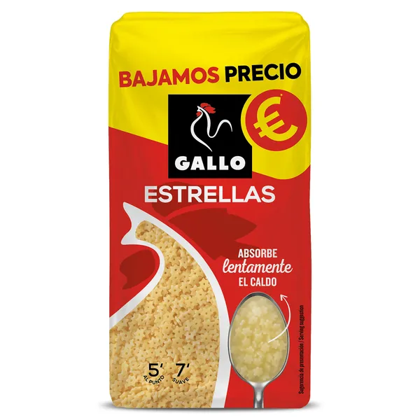 Pasta de estrellas Gallo 450 g