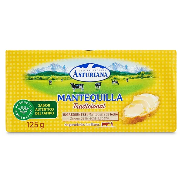 Mantequilla tradicional Asturiana 125 g 2