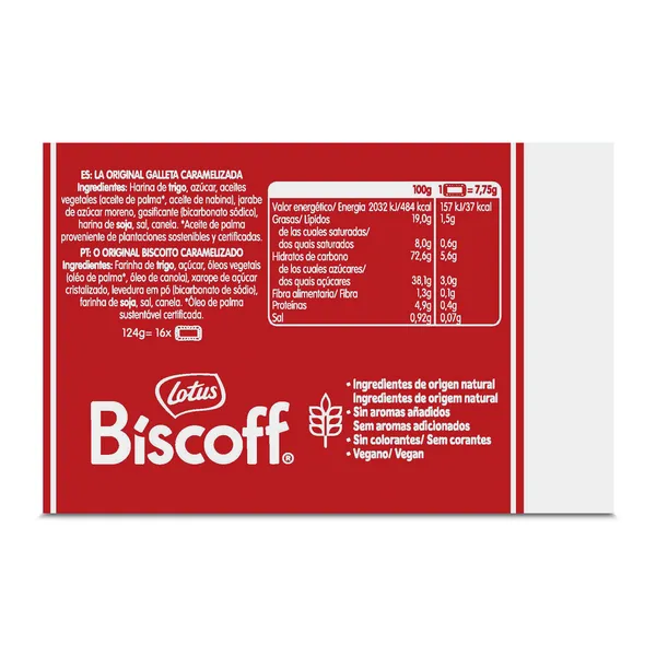 Galletas caramelizadas Lotus Biscoff 124 g 3