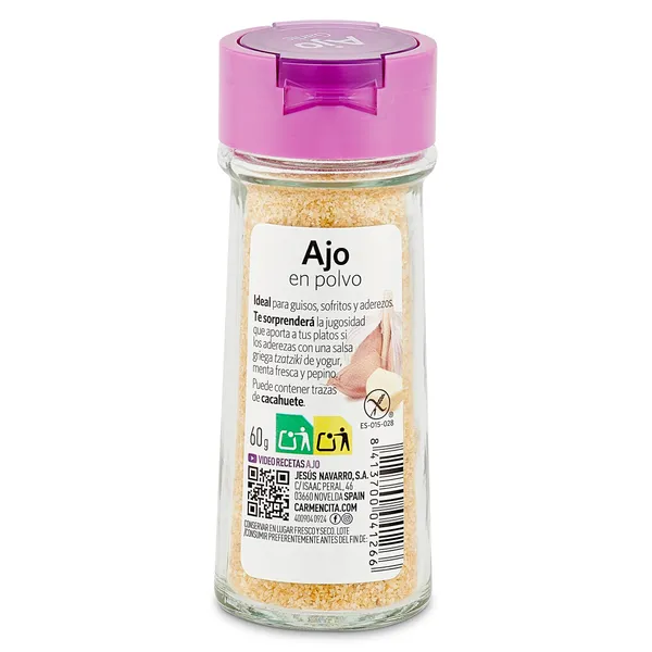 Ajo en polvo Carmencita 60 g 3