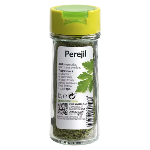 Perejil Carmencita frasco 12 g 2