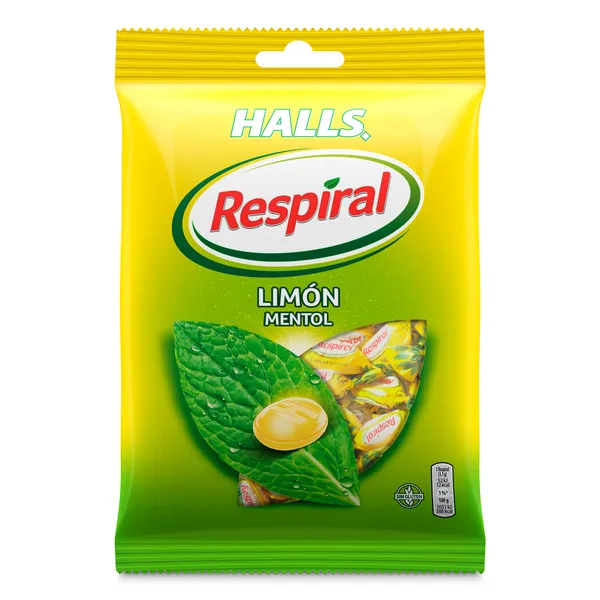 Caramelos de limón y mentol Respiral bolsa 150 g 2
