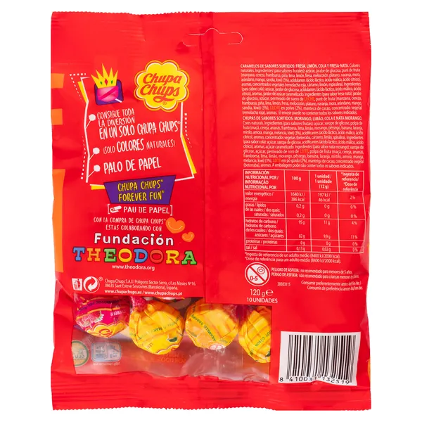 Caramelos con palo Chupa Chups 120 gr 3