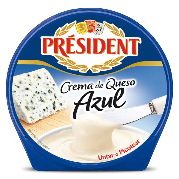 Crema de queso azul President 125 g 2