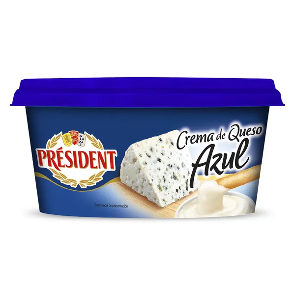 Crema de queso azul President 125 g 3