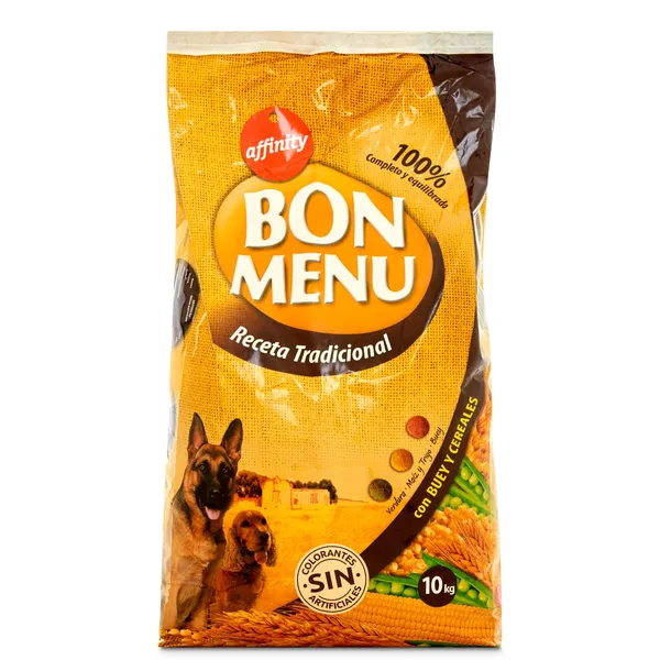 Alimento para perros receta tradicional Bon Menu 10 Kg 2
