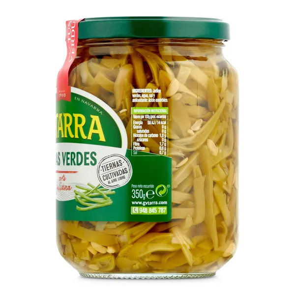 Judías verdes cortadas en tiras Gvtarra 350 g 2