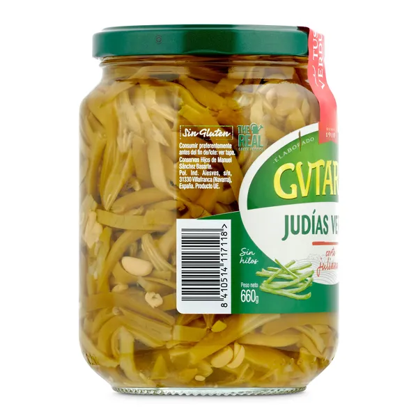 Judías verdes cortadas en tiras Gvtarra 350 g 3