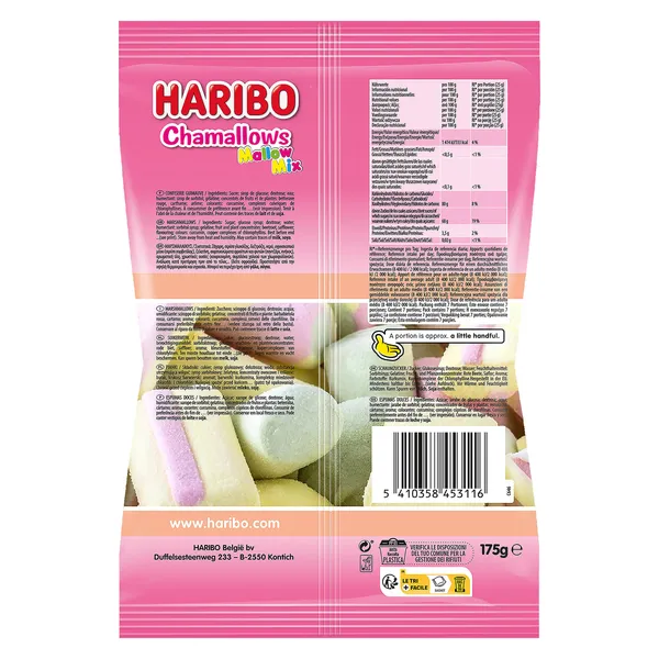 Nubes mix Haribo bolsa 175 g 2