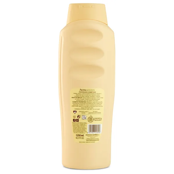 Gel de ducha avena Instituto Español 1.25 L 3