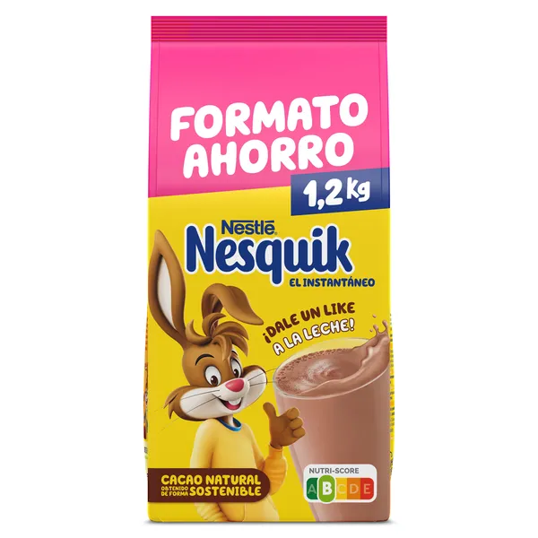Cacao soluble instantáneo Nesquik 1.2 Kg 2