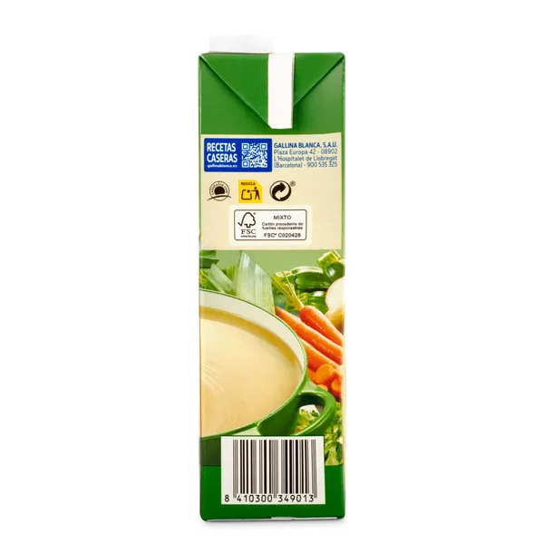 Caldo casero de verduras Gallina Blanca brik 1 L 4