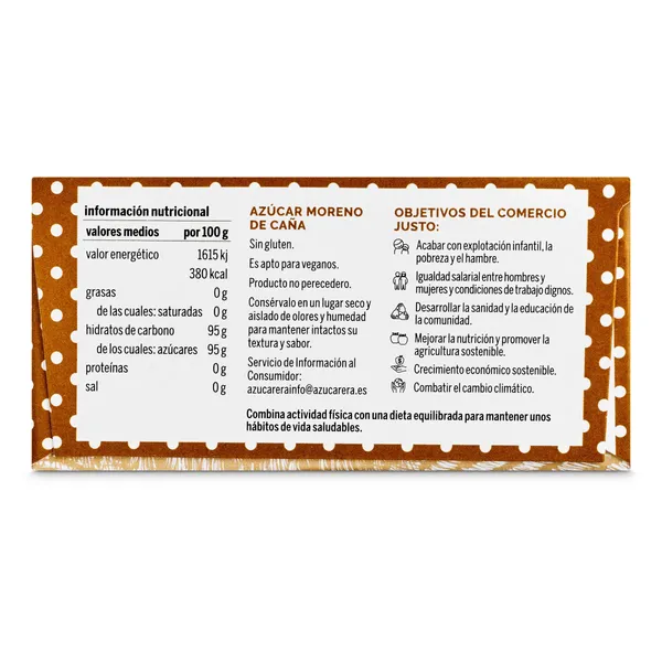 Azúcar moreno integral en terrones Azucarera caja 500 g 5