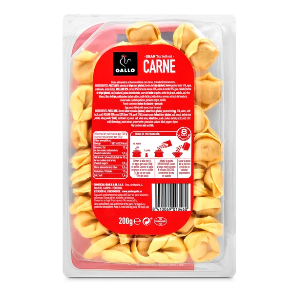 Tortelloni de carne Gallo 200 g 2