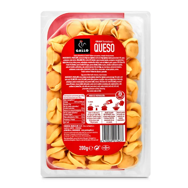 Tortelloni de queso Gallo 200 g 2