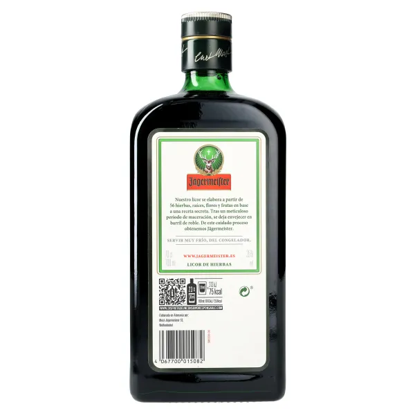 Licor de hierbas Jägermeister botella 70 cl 2