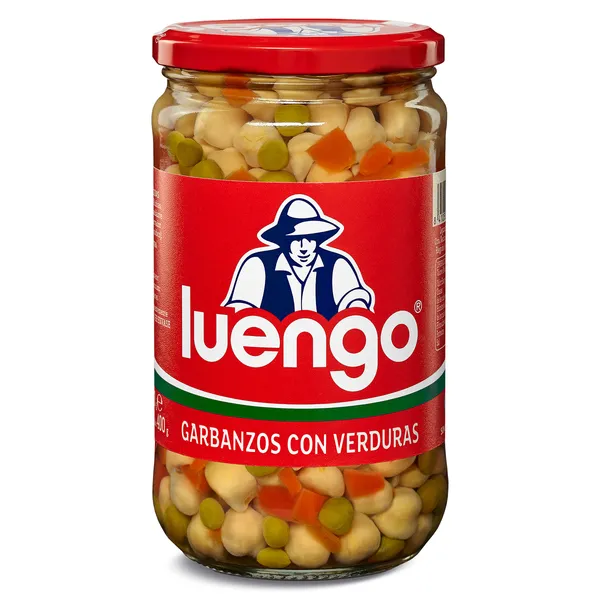 Garbanzos con verduras Luengo 400 g