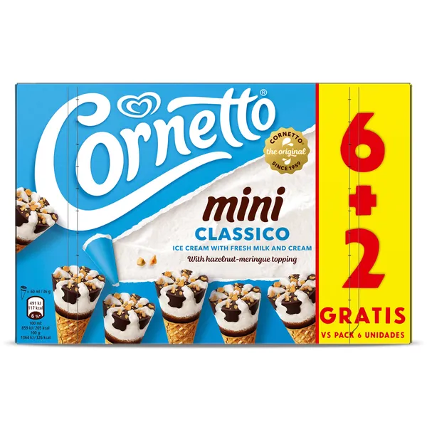 Cornetto mini 8 x 36 g 2