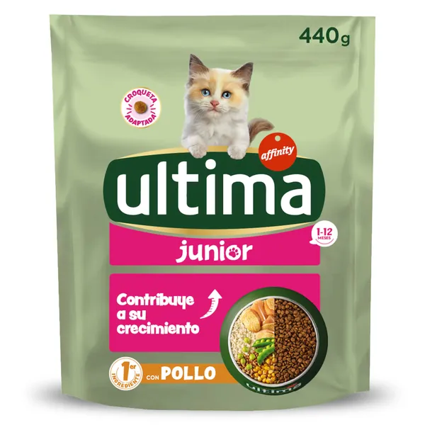 Alimento para gatos junior con pollo Ultima 440 g 2