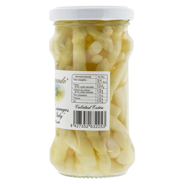 Yemas de espárragos baby Casagrande frasco 110 g 3