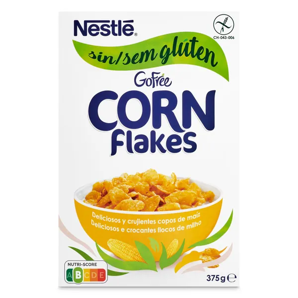 Cereales copos de maíz corn flakes sin gluten Nestlé 375 g 2