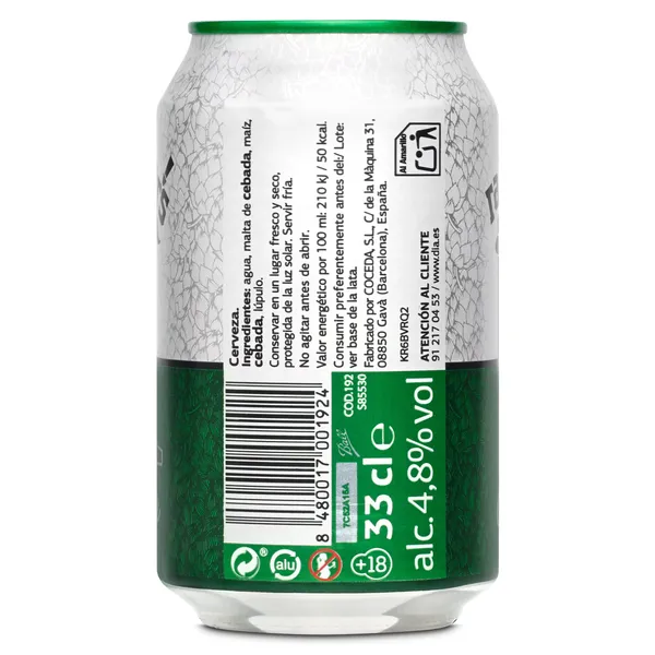 Cerveza clásica Dia Ramblers 33 cl 4