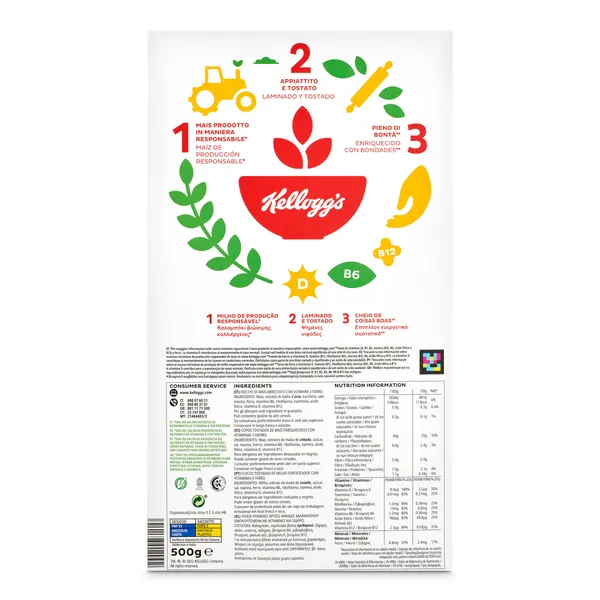 Cereales copos de maíz corn flakes Kellogg's Corn Flakes 500 g 4