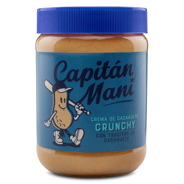 Crema de cacahuete crujiente Capitán Mani 340 g 2