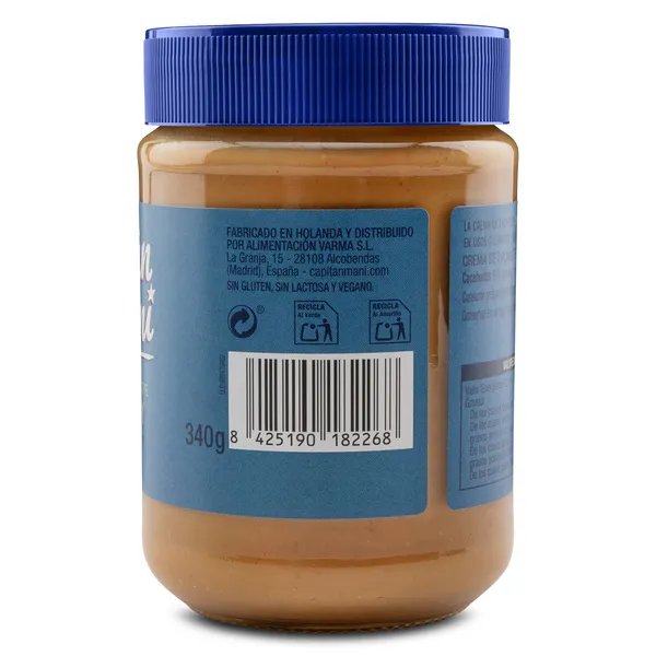 Crema de cacahuete crujiente Capitán Mani 340 g 4