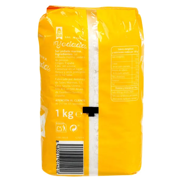Sal yodada Dia 1 Kg 3