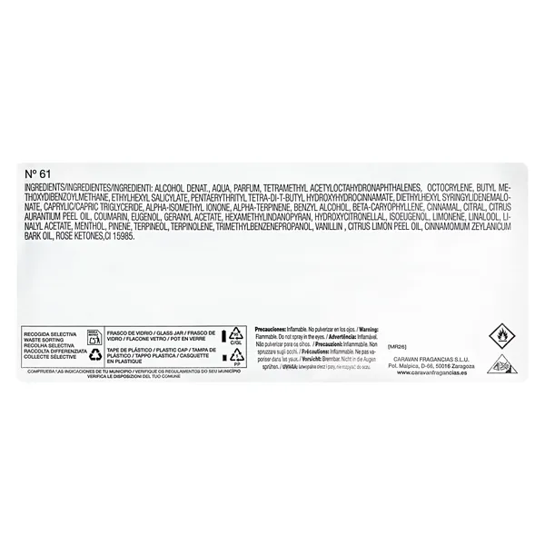 Colonia N.º 61 Caravan frasco 150 ml 2