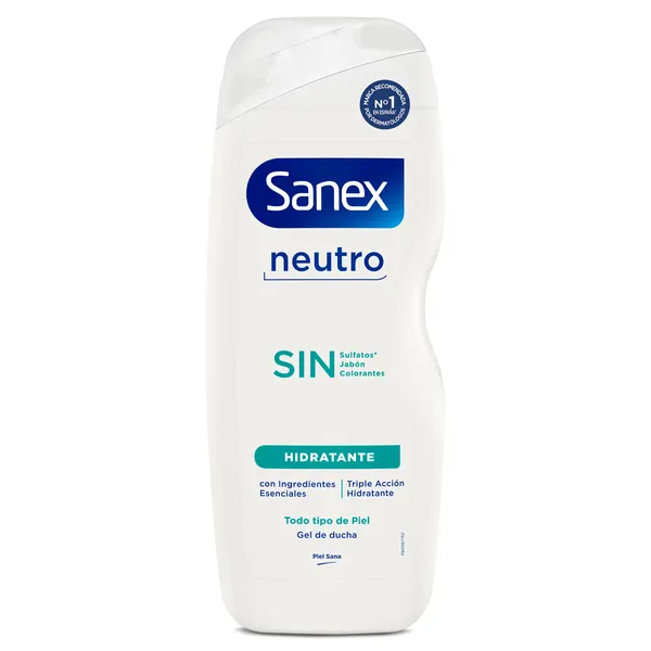 Gel de ducha neutro Sanex 600 ml 2