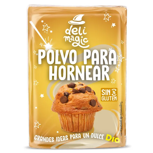 Preparado para hornear en polvo Delimagic de Dia sobre 90 g 2