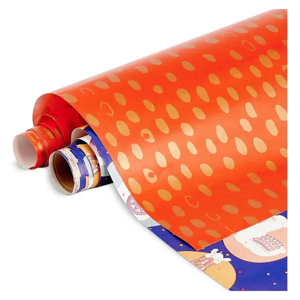 Papel de regalo fantasía rollo 2 mt (modelos diferentes) 9