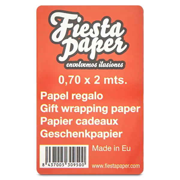 Papel de regalo fantasía rollo 2 mt (modelos diferentes) 10
