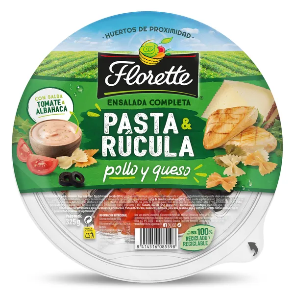 Ensalada de pasta y rúcula Florette 325 g 2
