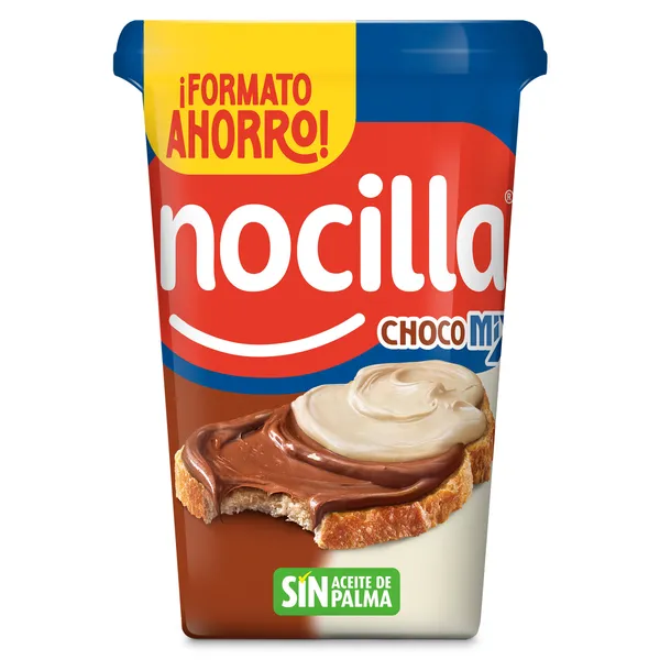 Crema de cacao y leche de avellanas dúo Nocilla 610 g 2