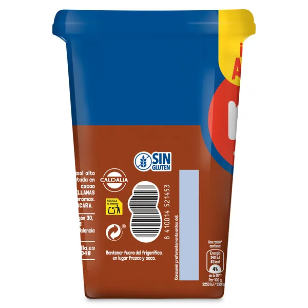 Crema de cacao y leche de avellanas dúo Nocilla 610 g 4