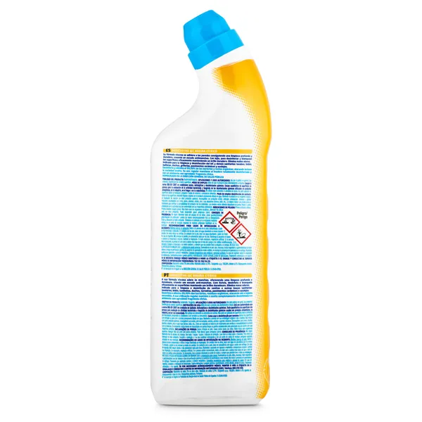 Gel desinfectante wc con lejía frescor cítrico Sanicentro botella 1 l 2