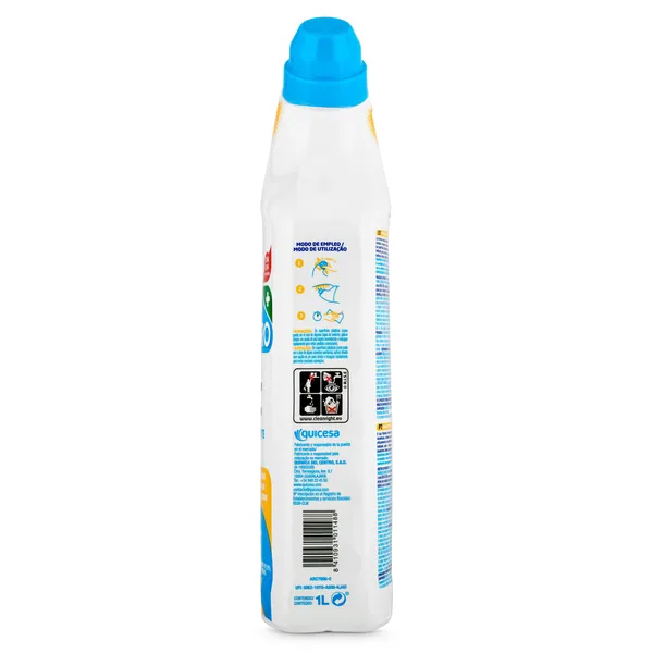 Gel desinfectante wc con lejía frescor cítrico Sanicentro botella 1 l 3
