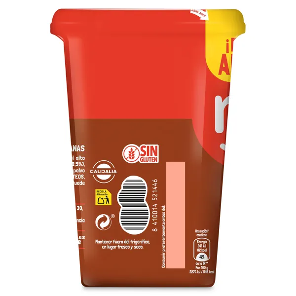 Crema de cacao con avellanas original Nocilla bote 620 g 4