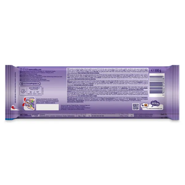 Chocolate con leche con trozos de oreo Milka 300 g 2