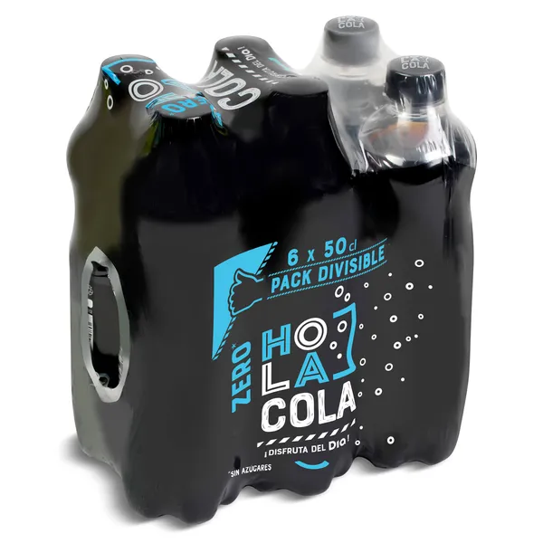 Refresco de cola zero Hola Cola de Dia pack 6 x 50 cl