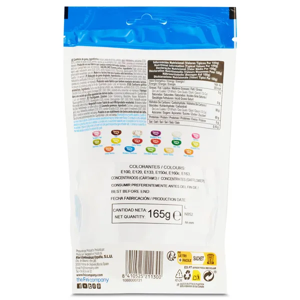 Golosinas beans Fini 165 g 3