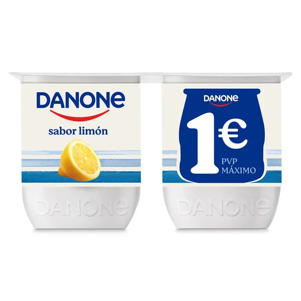 Yogur sabor limón Danone 4 x 125 g 2
