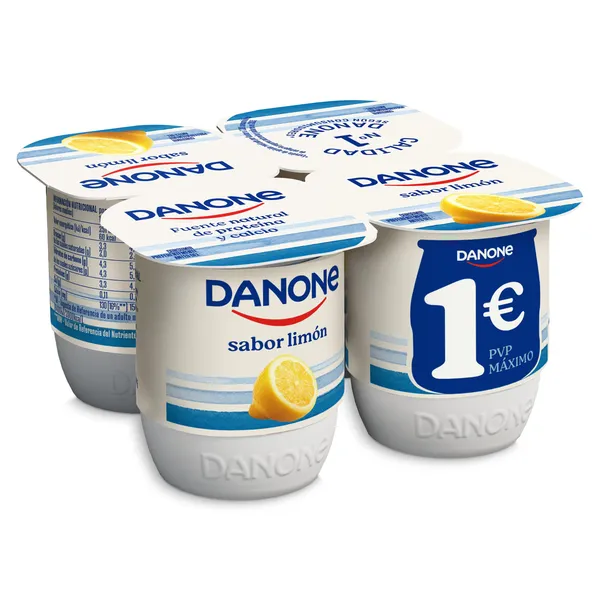 Yogur sabor limón Danone 4 x 125 g 3
